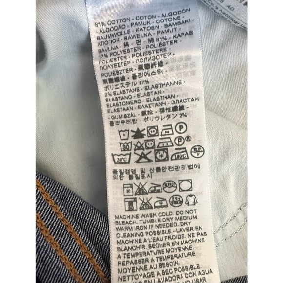 Levi's Women's Straight Leg Jeans - Dark Blue - Picture 6 of 14